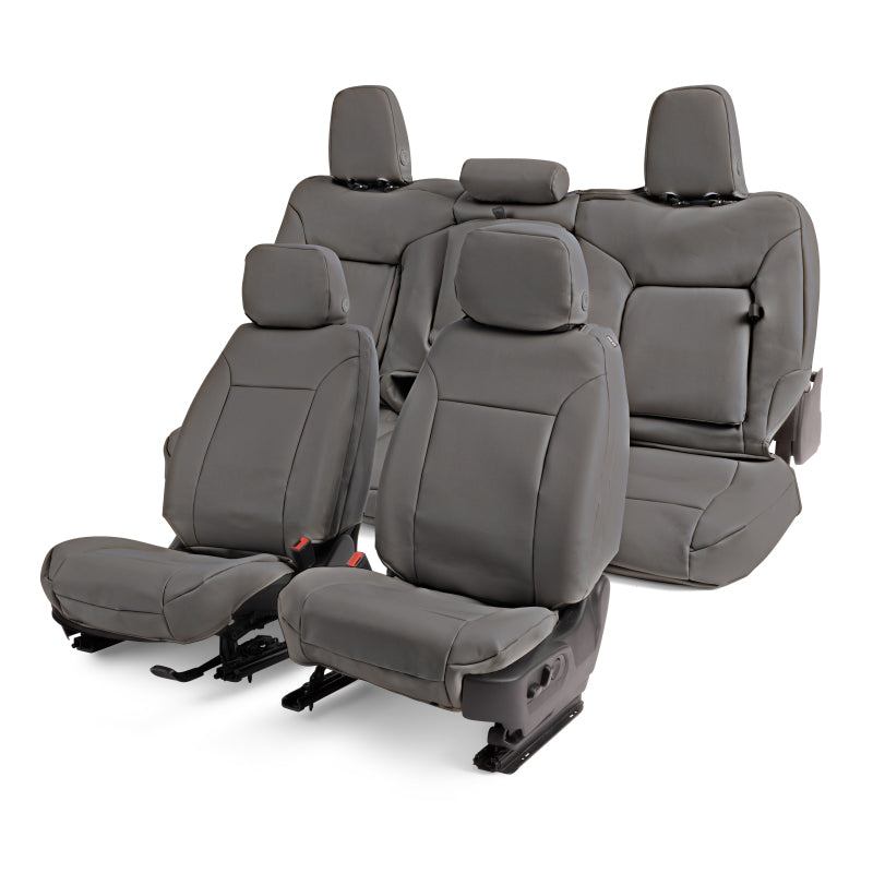 Covercraft 17-22 Ford F250/F350/F450/F550 Leatherette PrecisionFitFront Row Seat Covers - Stone