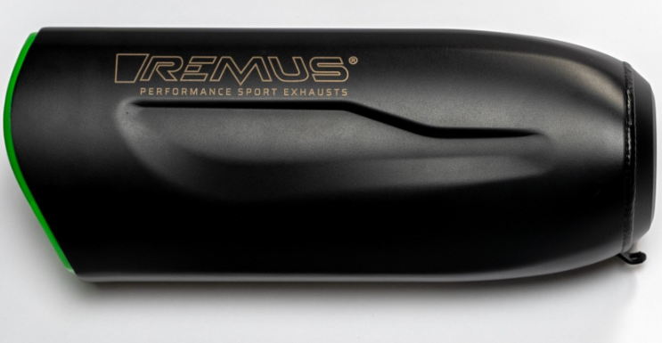 Remus 2024+ Ninja ZX-4RR 40th Anni. Edition - REMUS NXT - SS Black/Tail-Pipe Green Coated