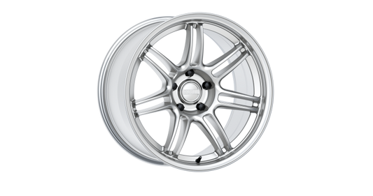 Kansei K17H Seven 19x10.5in / 5x120 BP / 12mm Offset / 72.56mm  Bore - Hyper Silver