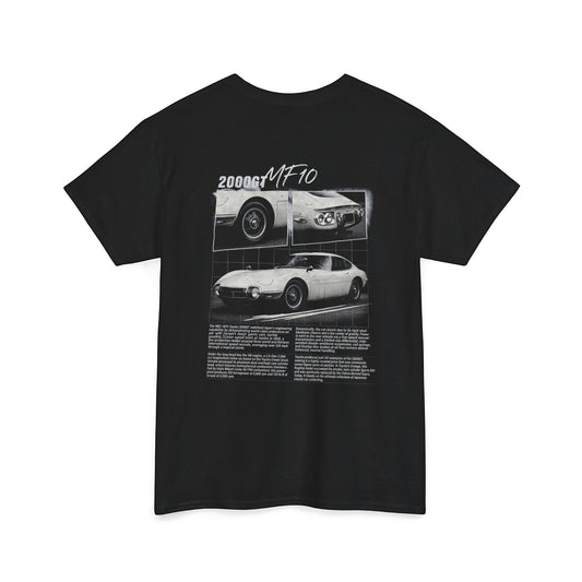 1967-1970 Toyota 2000GT - Pegasus White Cotton T-Shirt