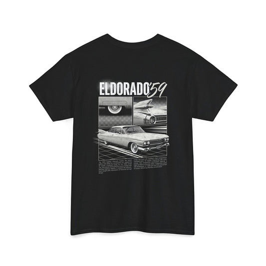 1959 Cadillac Eldorado - Olympic White Cotton T-Shirt