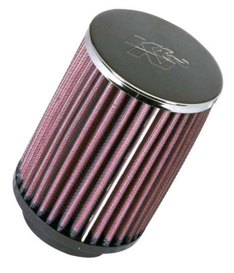 K&N Filter Universal Rubber Filter 20 Deg Flange Angle 2.25in Flange ID x 3.5in OD x 5in H