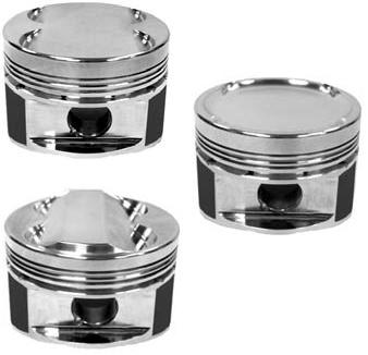 Manley 03-06 Evo VII/IX 4G63T 86.5mm +1.5mm Oversize Bore 10.0/10.5:1 Dish Piston Set with Rings