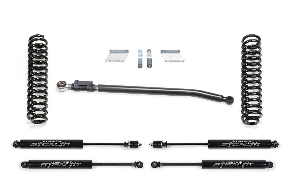 Fabtech 08-16 Ford F-250/F-350 4WD Diesel 2.5in Basic Coilover Kit w/Stealth