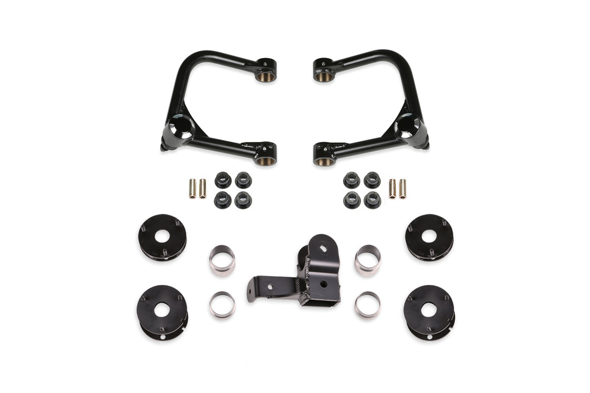 Fabtech 21-24 Ford Bronco (Non-Bilstein) 4in UCA Kit w/ BJ & Shock Spacers