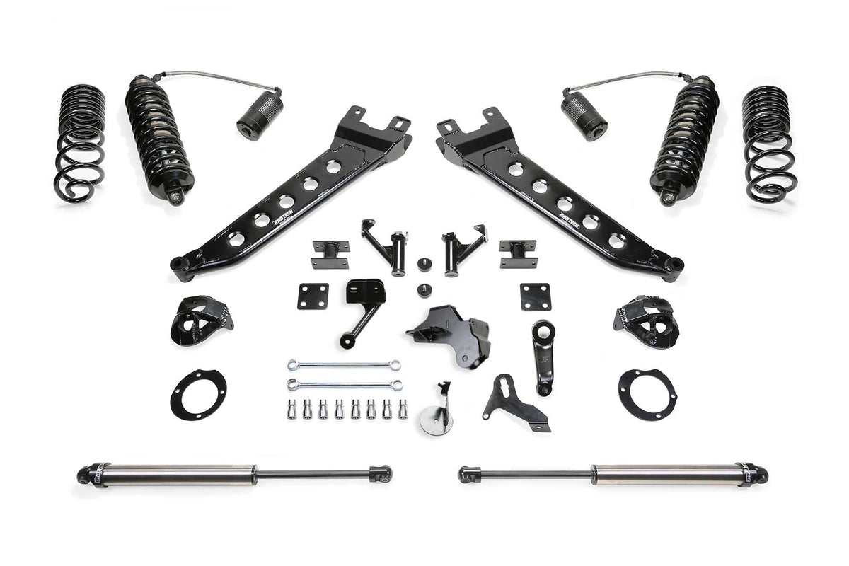 Fabtech 19-22 Ram 2500 4WD 5in Radius Arm Kit w/4.0 C/O Resi Dlss & Rr 2.25 Dlss