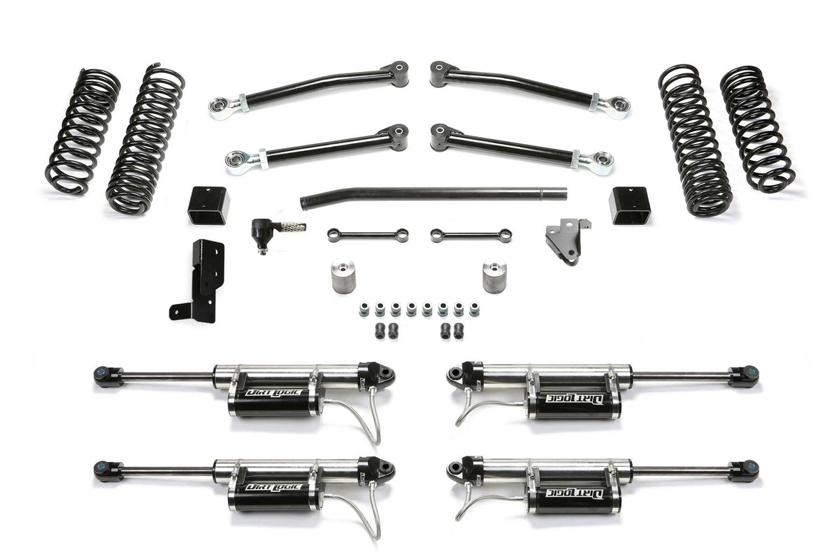 Fabtech 2021 Jeep JL 4XE 4 Dr  3in Trail w/ DLSS RESI SHKS
