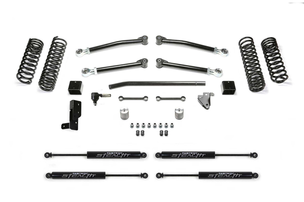 Fabtech 20-22 Jeep JL 4WD 4 Dr Diesel and 392 3in Trail w/ Stealth
