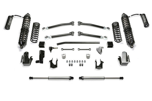 Fabtech 21-22 Jeep JL 4WD Gas 5in Trail w/DLSS 2.5 Coilover Resi & RR DLSS