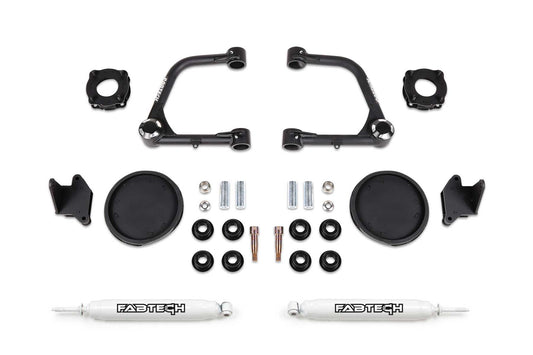 Fabtech 2022 Toyota Tundra 3in Uniball UCA Lift Kit â€“ Front Shock Spacers & Rear Coil Spring Space