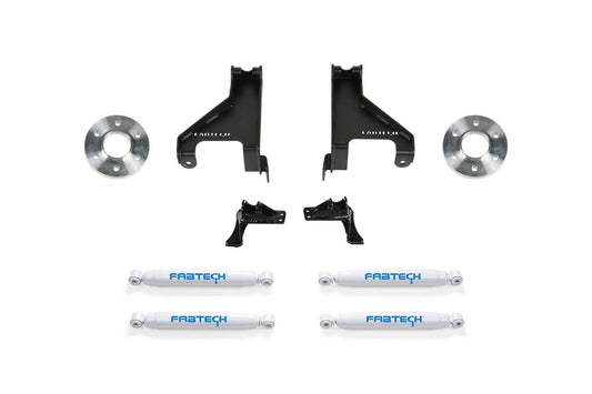 Fabtech 15-21 Mercedes Sprinter 3500 4WD Auxiliary Shock Kit w/ Performance Shocks