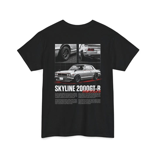 1969-1972 Nissan Skyline 2000GT-R Hakosuka Cotton T-Shirt