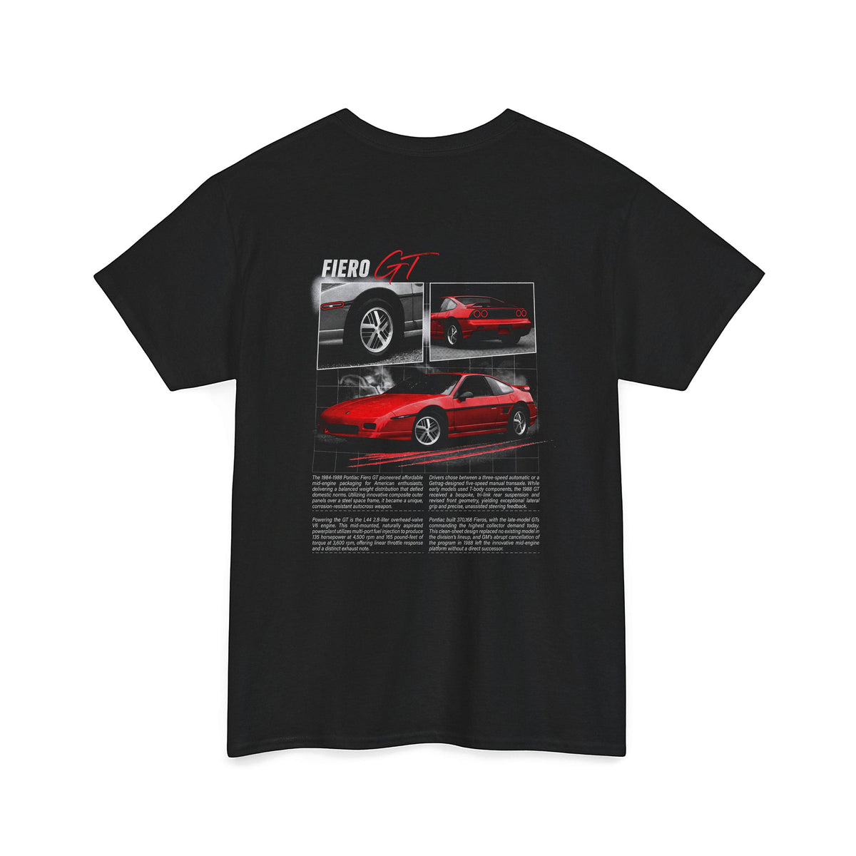 1984-1988 Pontiac Fiero GT Cotton T-Shirt
