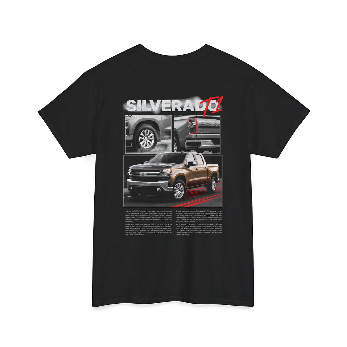 2019-2026 Chevrolet Silverado 1500 Cotton T-Shirt