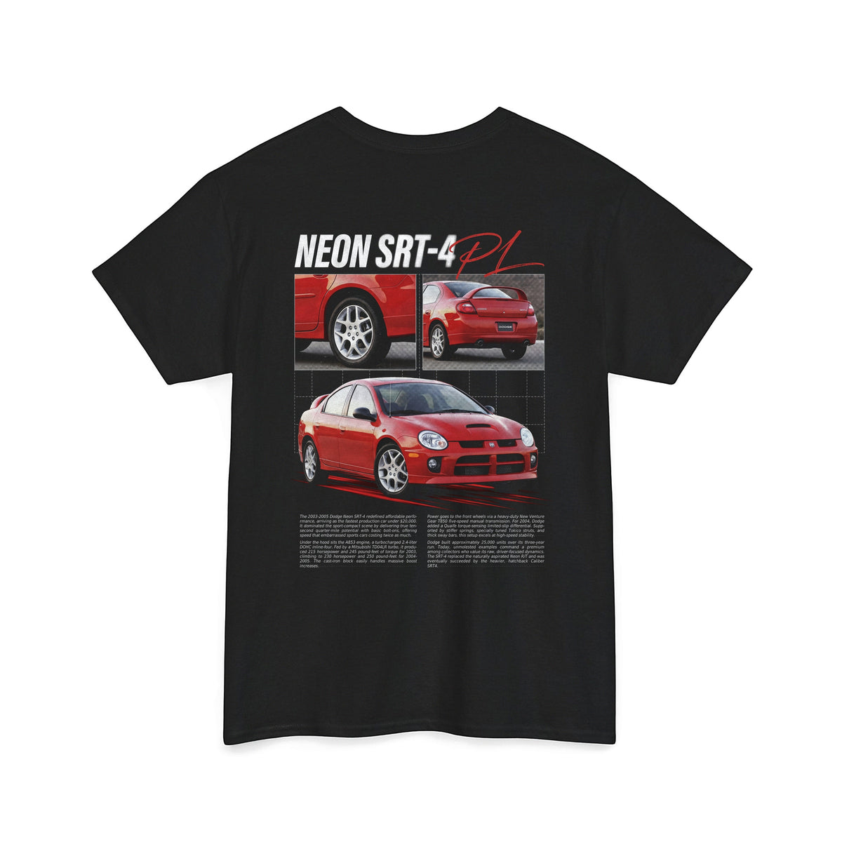 2003-2005 Dodge Neon SRT-4 Cotton T-Shirt