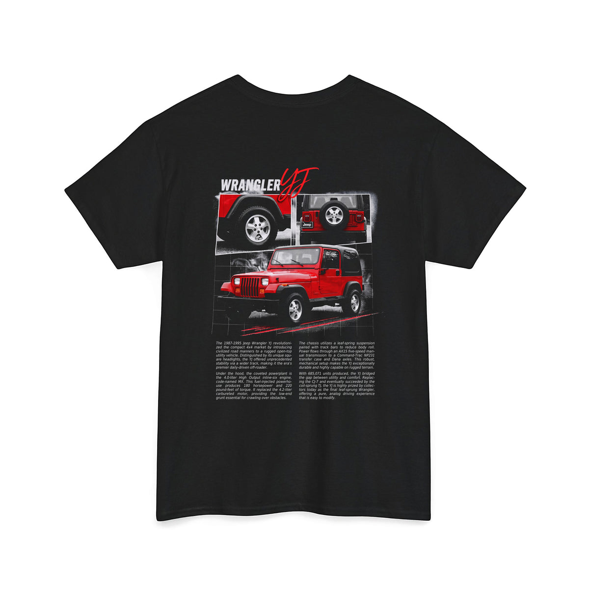 1987-1995 Jeep Wrangler YJ Cotton T-Shirt