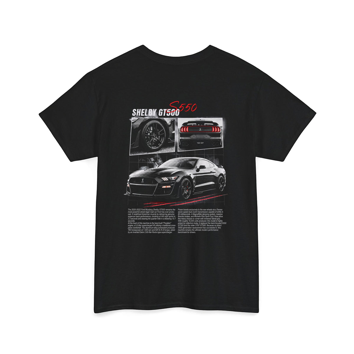 2020-2022 Ford Mustang Shelby GT500 Cotton T-Shirt