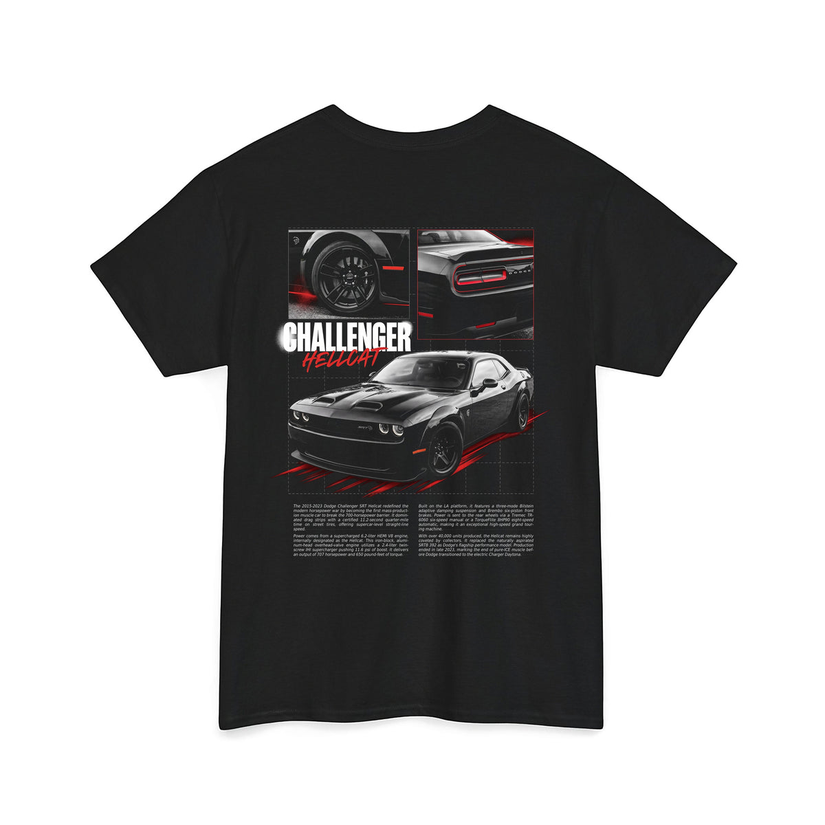 2015-2023 Dodge Challenger SRT Hellcat Cotton T-Shirt