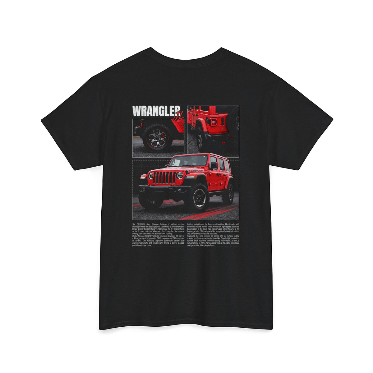 2018-2026 Jeep Wrangler Rubicon JL Cotton T-Shirt