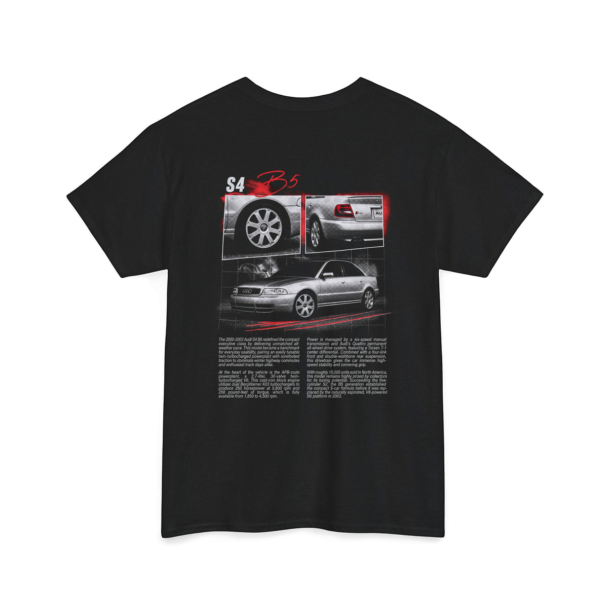 2000-2002 Audi S4 B5 Cotton T-Shirt