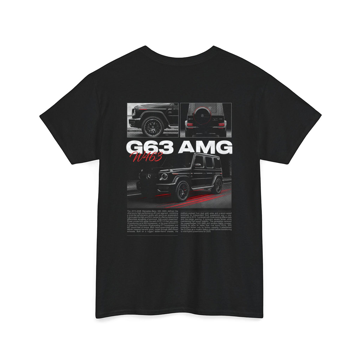 2013-2026 Mercedes-Benz G63 AMG Cotton T-Shirt