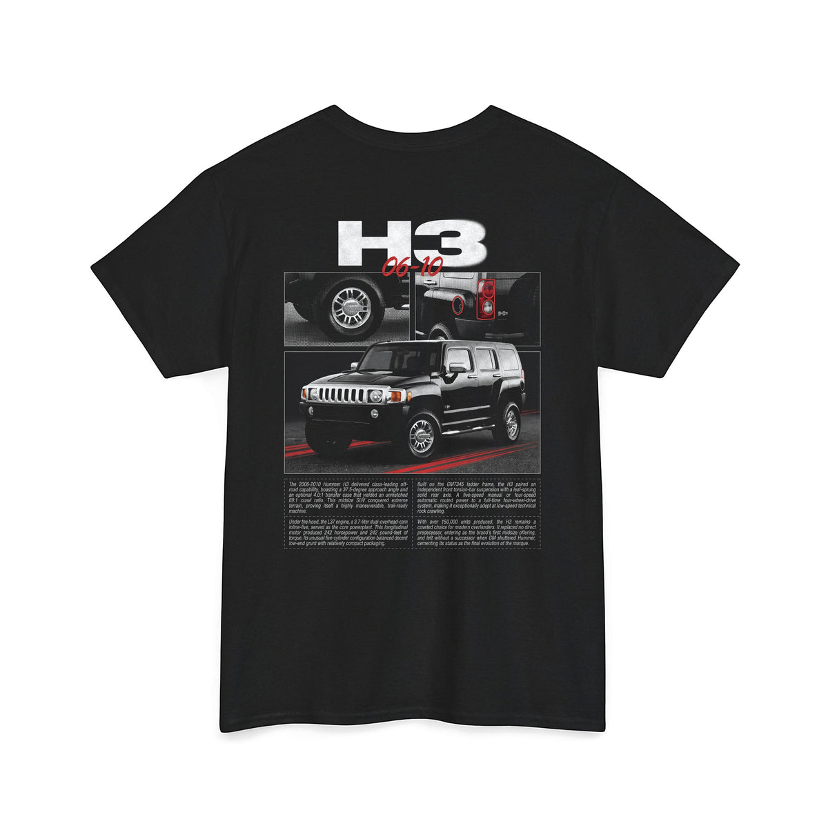 2006-2010 Hummer H3 Cotton T-Shirt