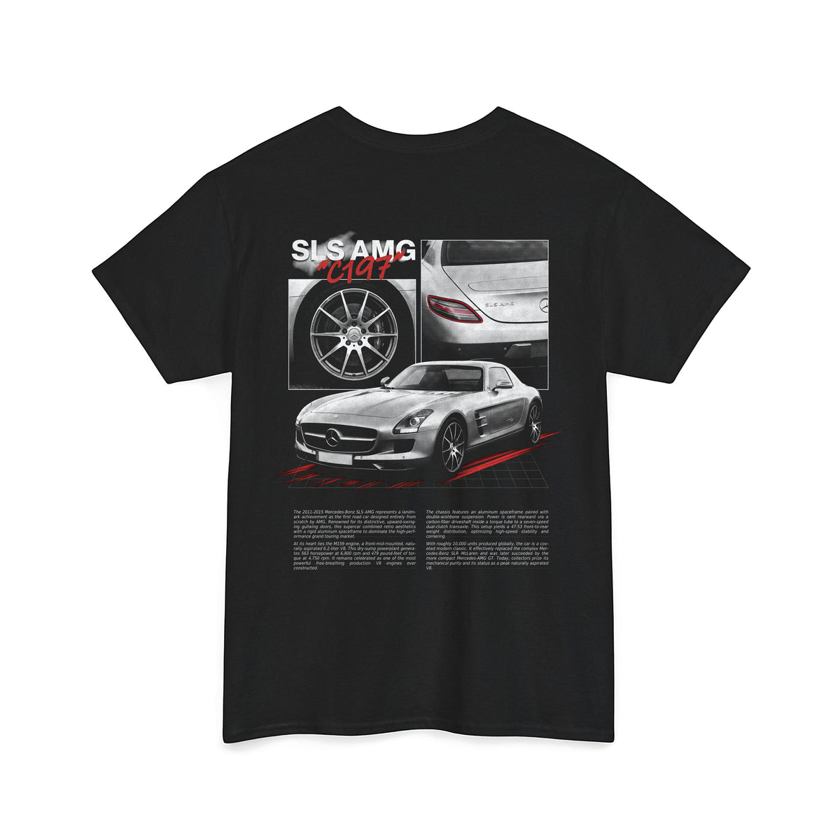 2011-2015 Mercedes-Benz SLS AMG Cotton T-Shirt