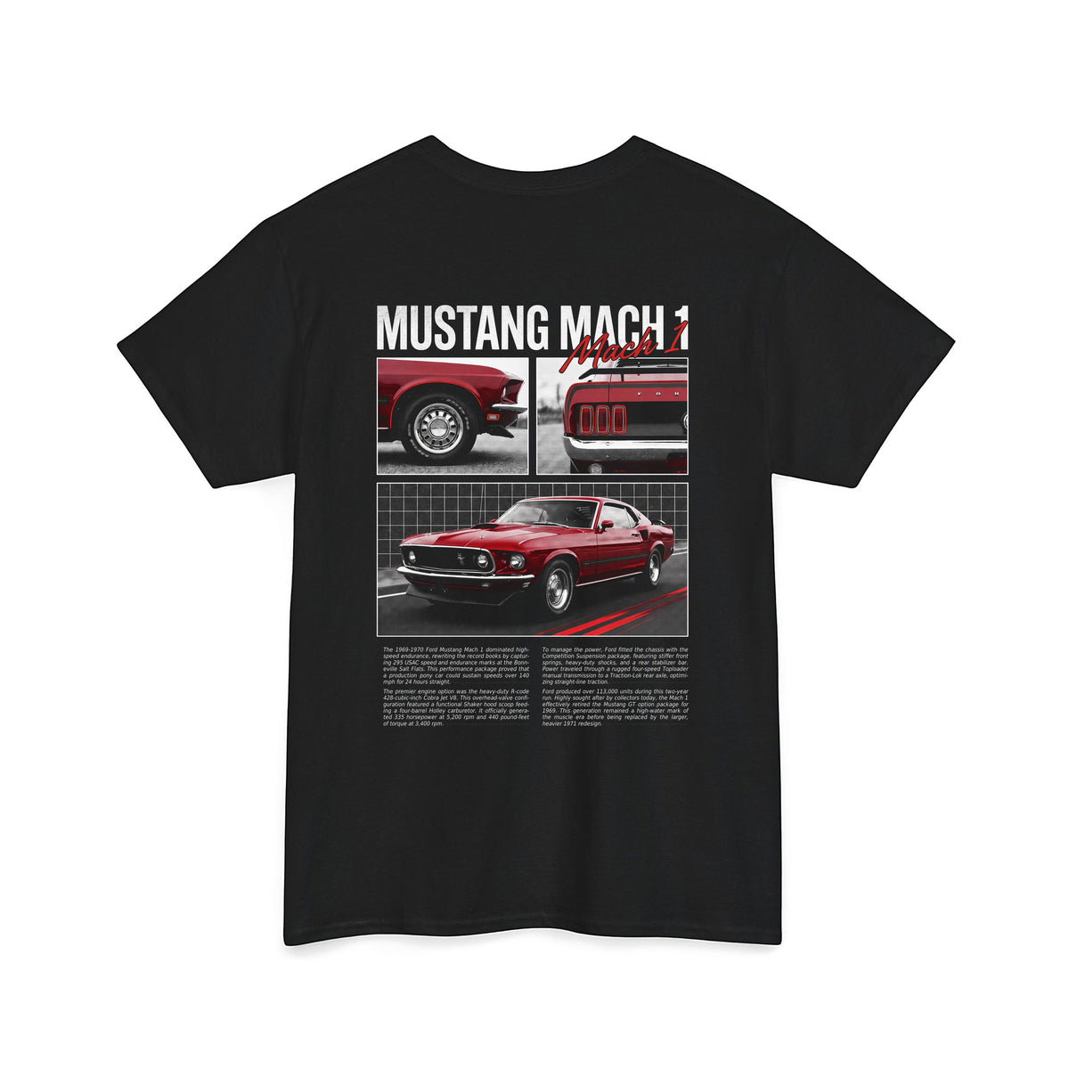 1969-1970 Ford Mustang Mach 1 Cotton T-Shirt