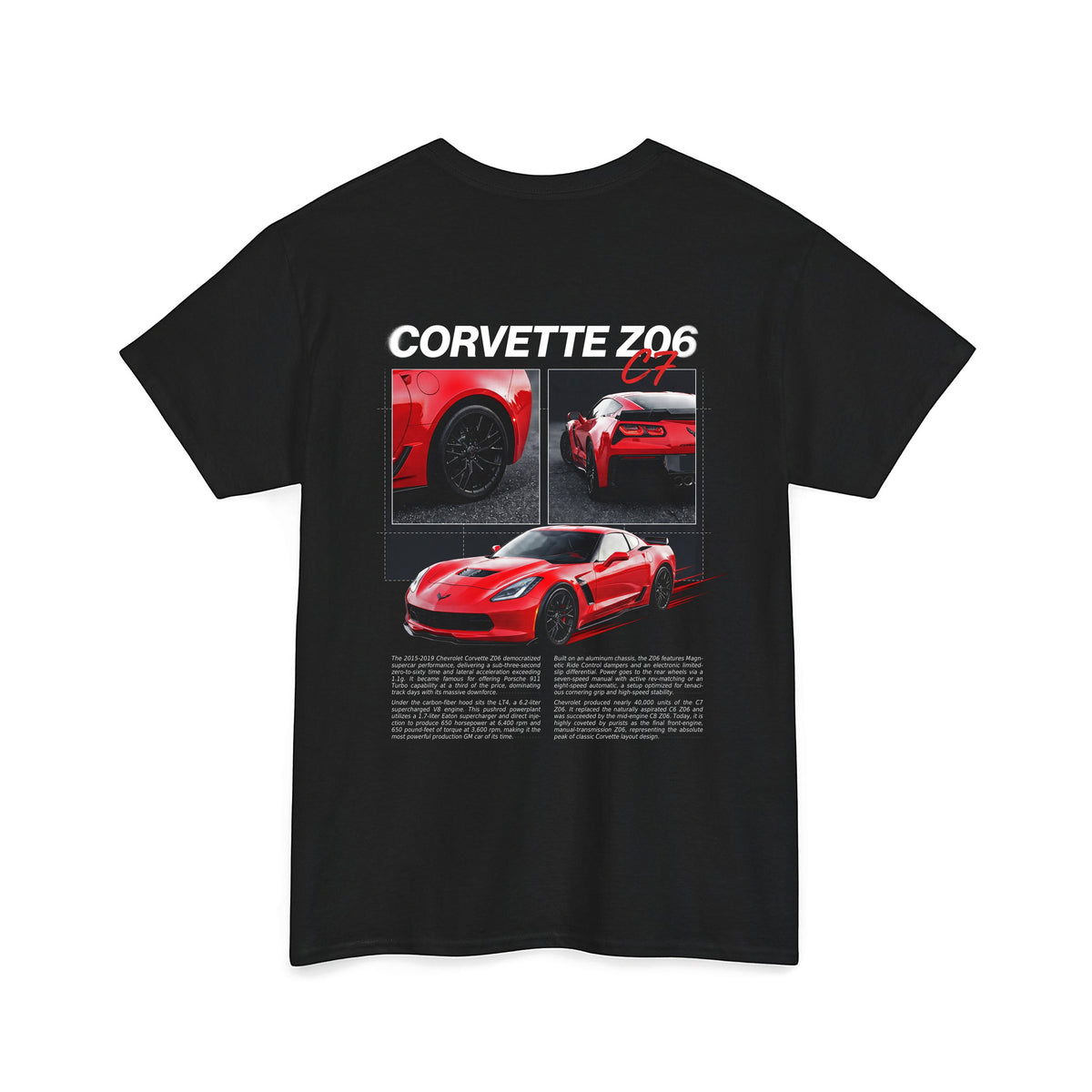 2015-2019 Chevrolet Corvette Z06 C7 Cotton T-Shirt