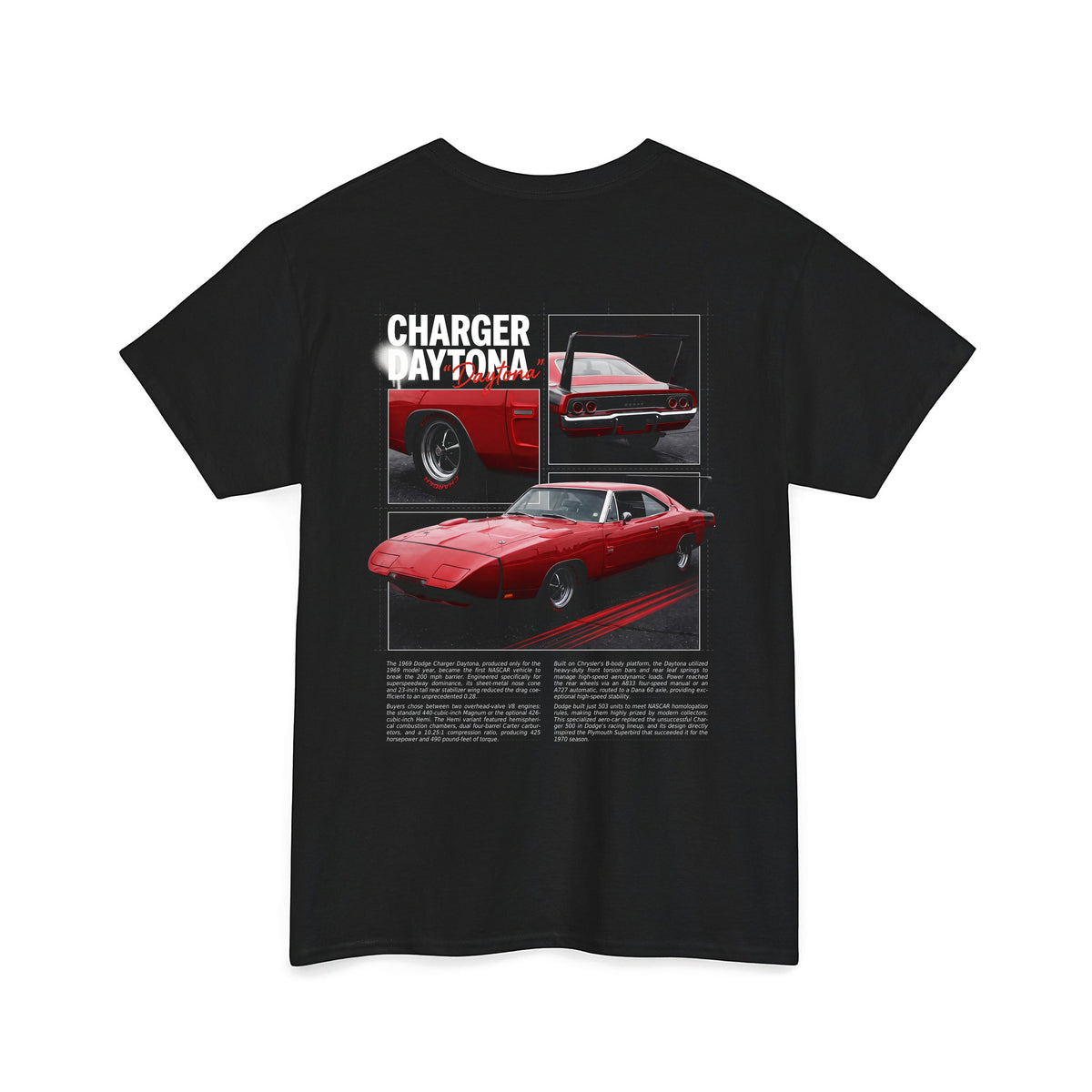 1969 Dodge Charger Daytona Cotton T-Shirt