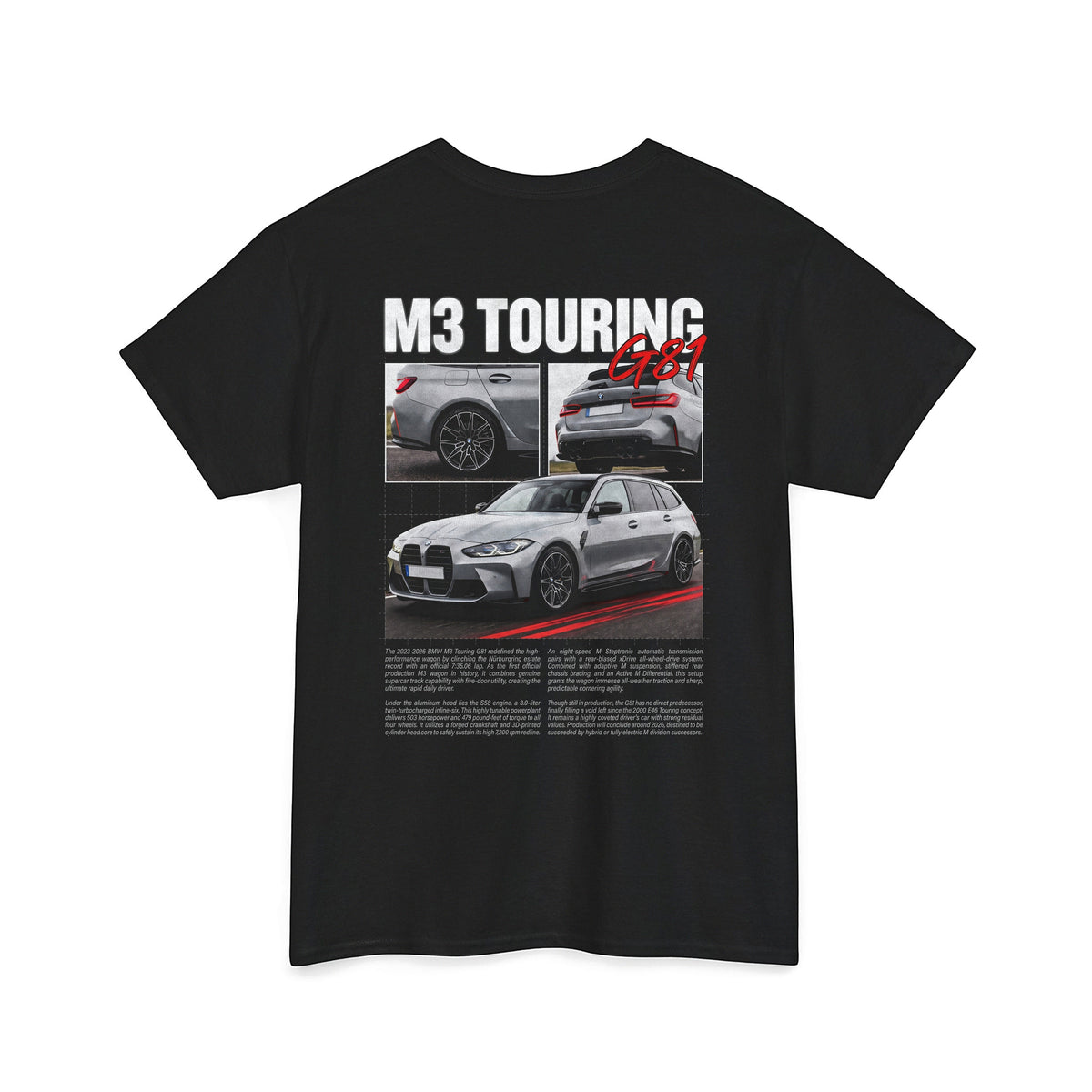 2023-2026 BMW M3 Touring G81 Cotton T-Shirt