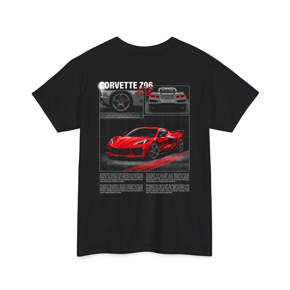 2023-2026 Chevrolet Corvette Z06 C8 Cotton T-Shirt