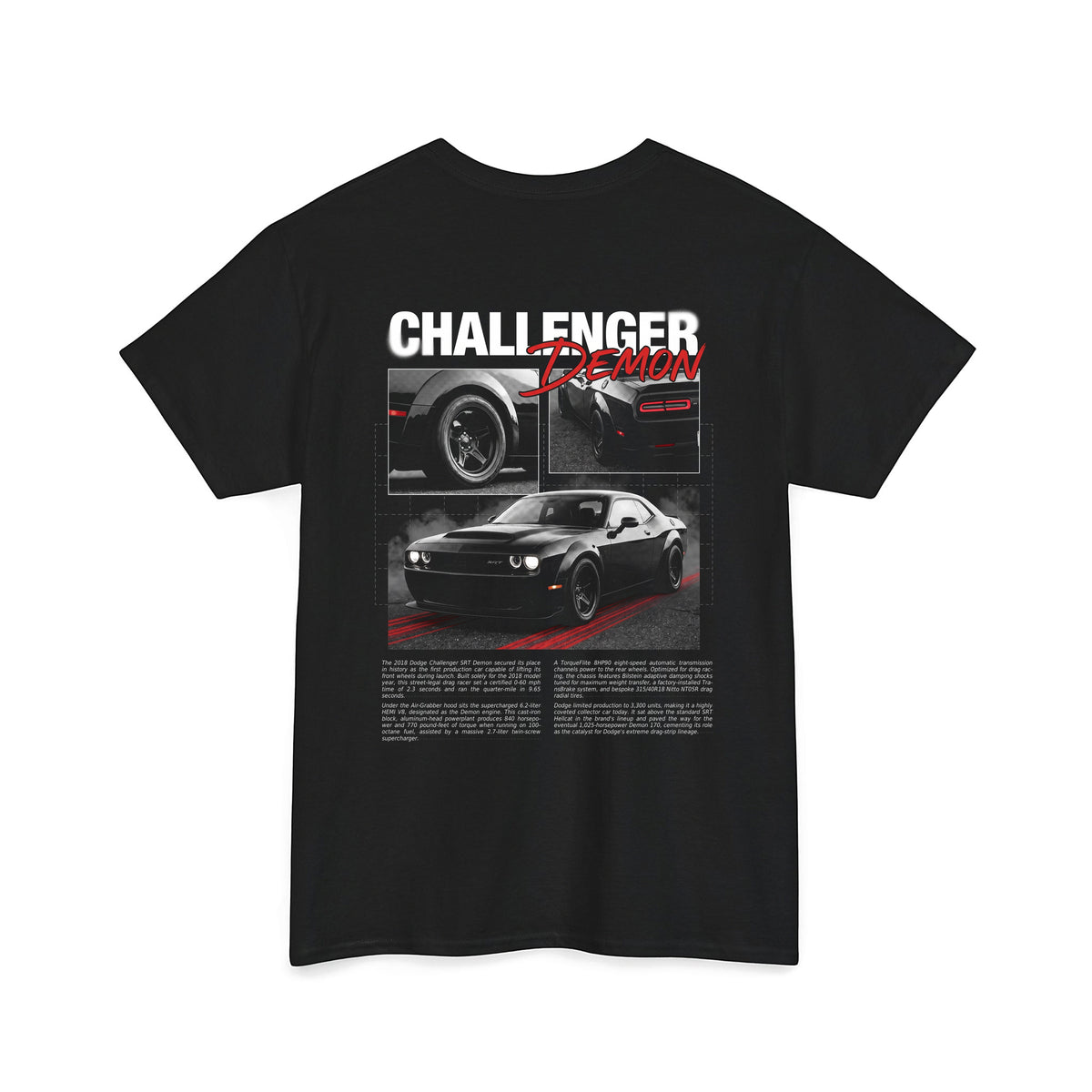 2018 Dodge Challenger SRT Demon Cotton T-Shirt
