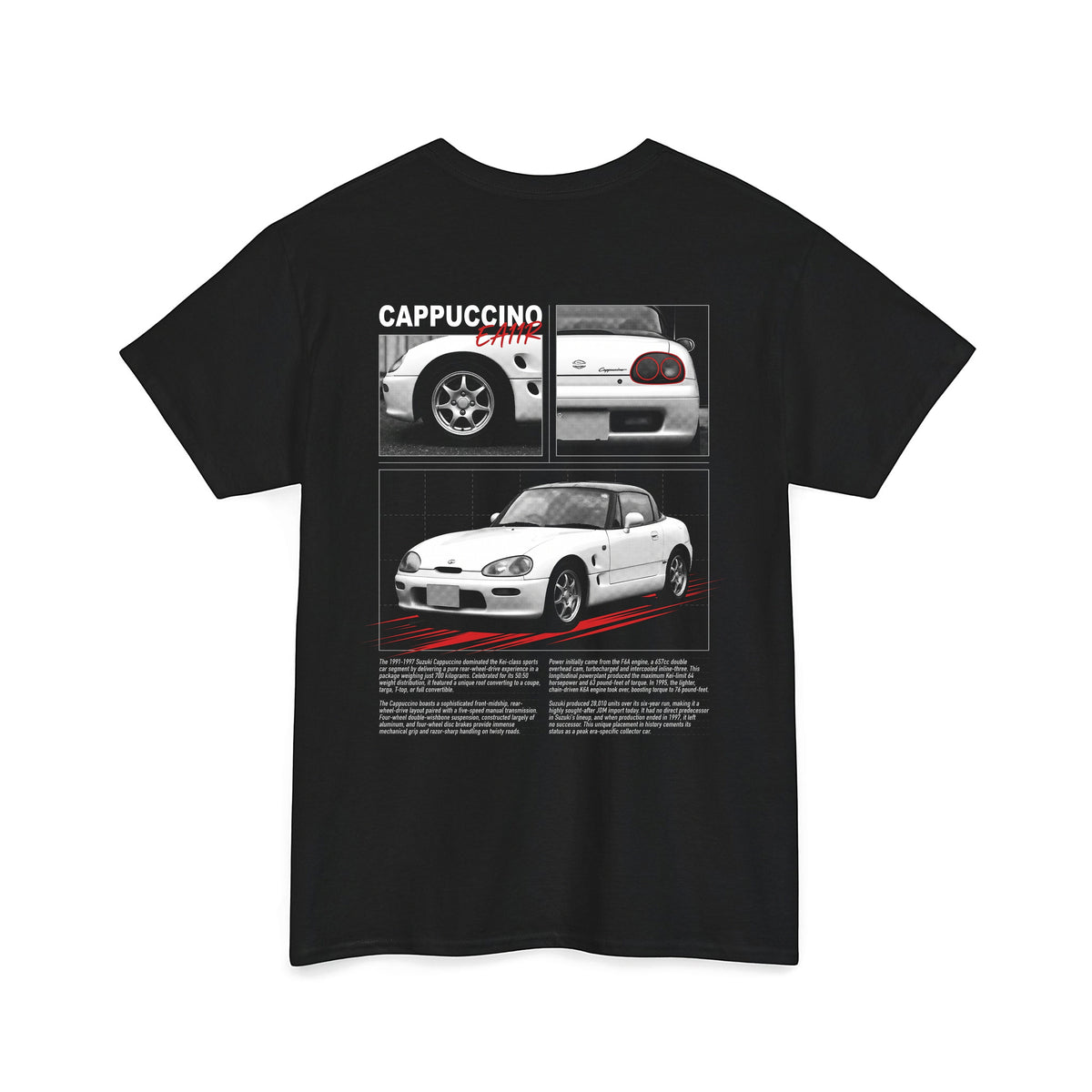 1991-1997 Suzuki Cappuccino - Monochrome Cotton T-Shirt