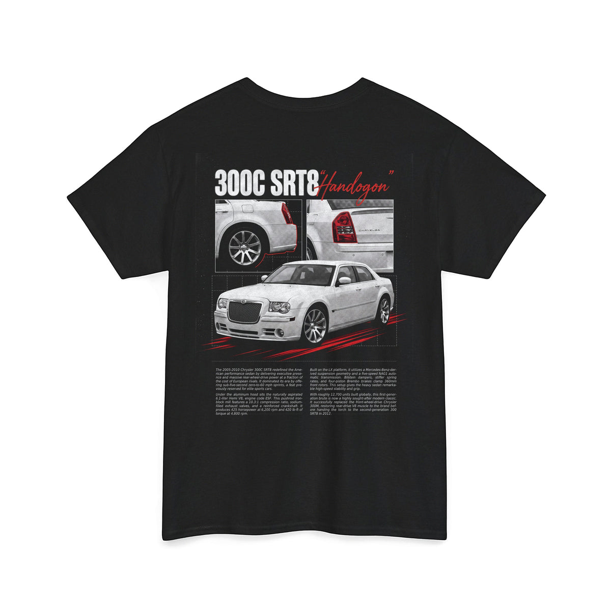 2005-2010 Chrysler 300C SRT8 - Monochrome Cotton T-Shirt