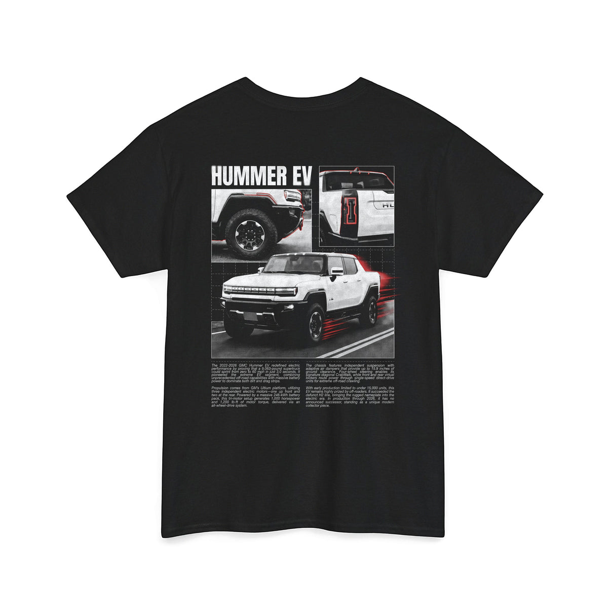 2022-2026 GMC Hummer EV - Monochrome Cotton T-Shirt