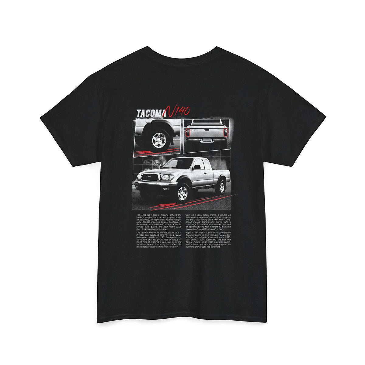1995-2004 Toyota Tacoma - Monochrome Cotton T-Shirt