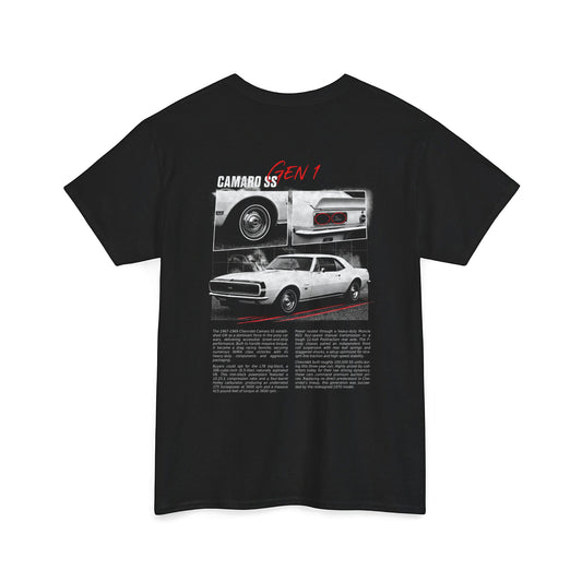 1967-1969 Chevrolet Camaro SS - Monochrome Cotton T-Shirt