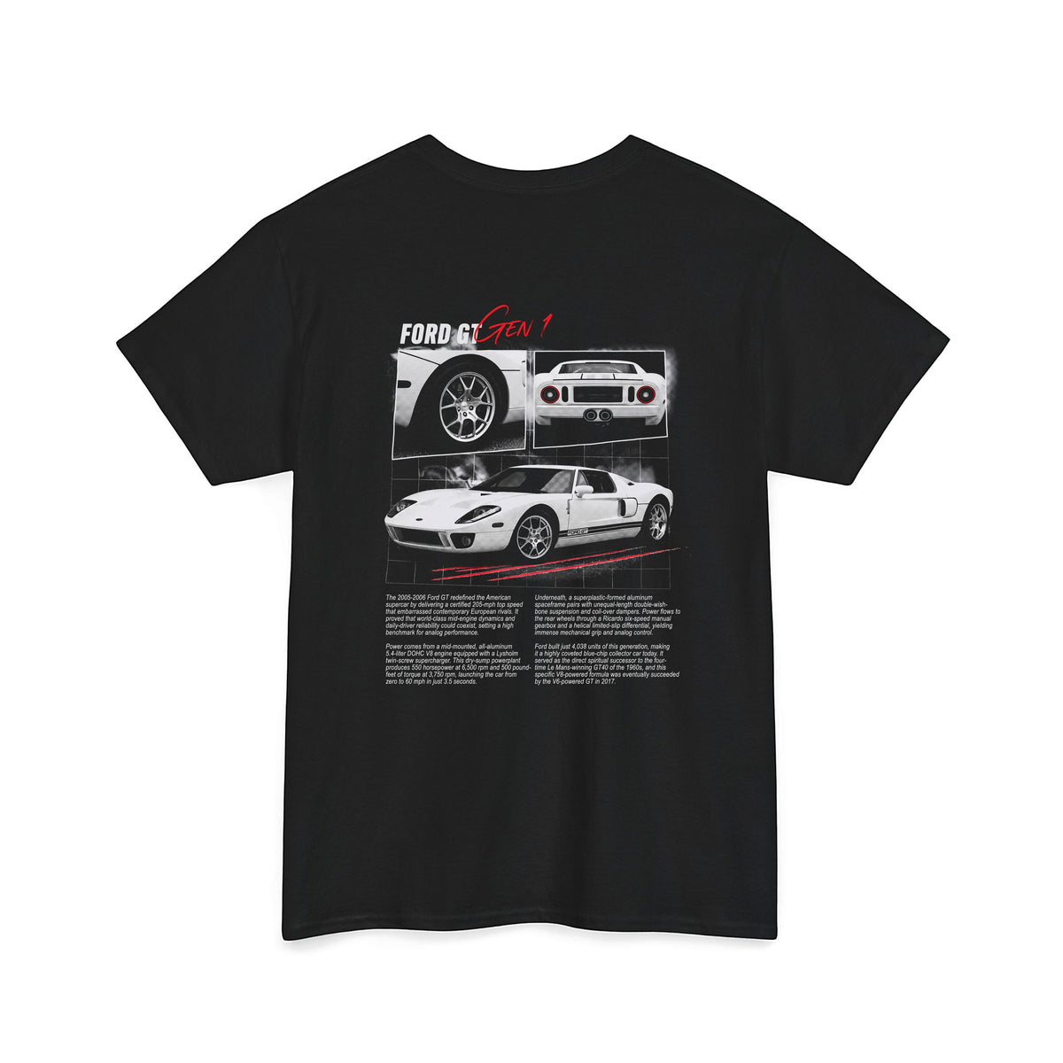 2005-2006 Ford GT - Monochrome Cotton T-Shirt