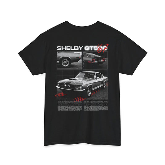 1967-1968 Ford Mustang Shelby GT500 - Monochrome Cotton T-Shirt