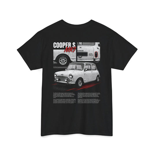 1963-1971 Mini Cooper S - Monochrome Cotton T-Shirt