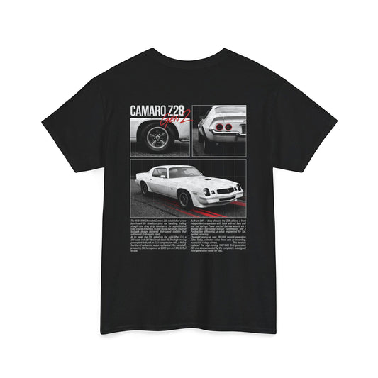 1970-1981 Chevrolet Camaro Z28 - Monochrome Cotton T-Shirt