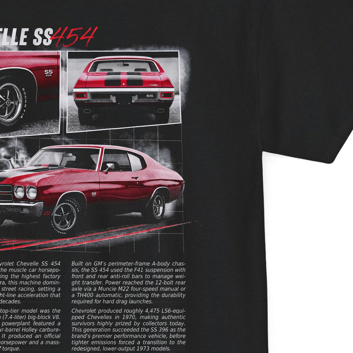 1970-1972 Chevrolet Chevelle SS 454 Cotton T-Shirt