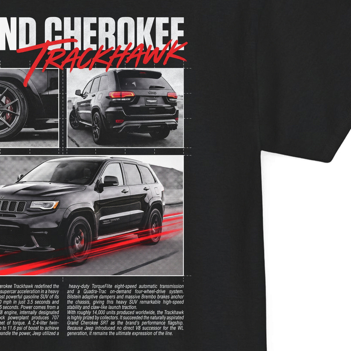 2018-2021 Jeep Grand Cherokee Trackhawk Cotton T-Shirt