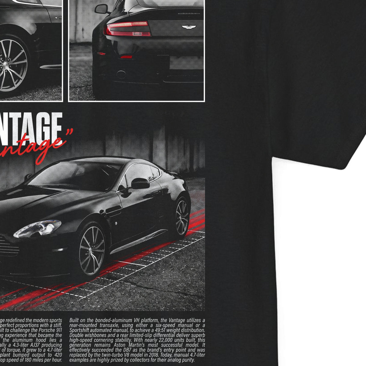 2005-2017 Aston Martin V8 Vantage Cotton T-Shirt