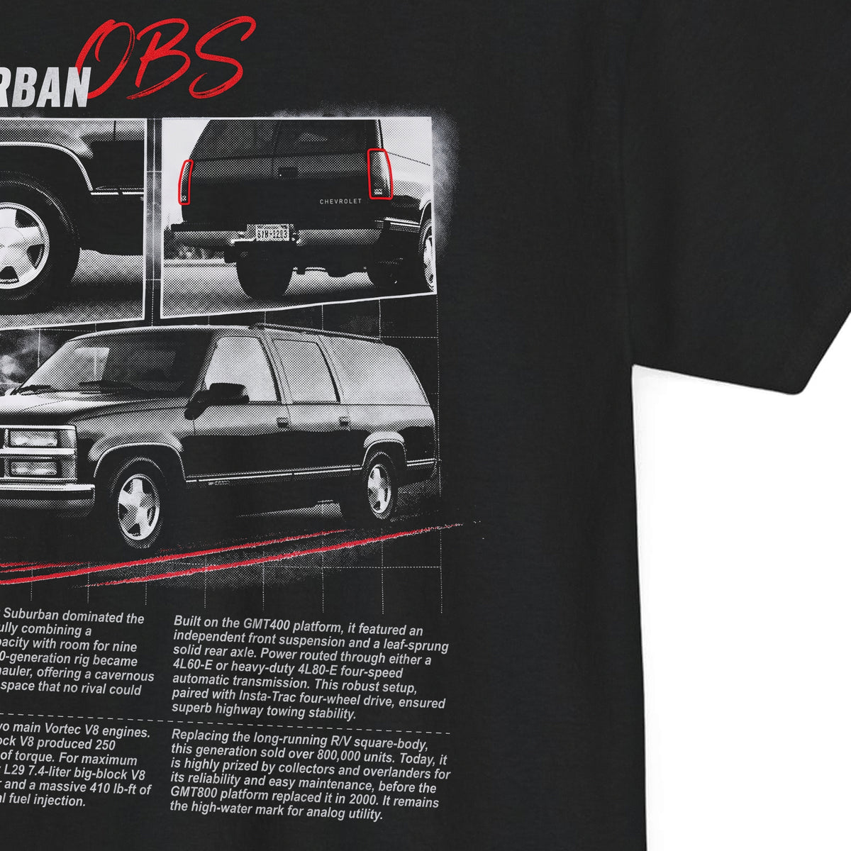 1992-1999 Chevrolet Suburban Cotton T-Shirt
