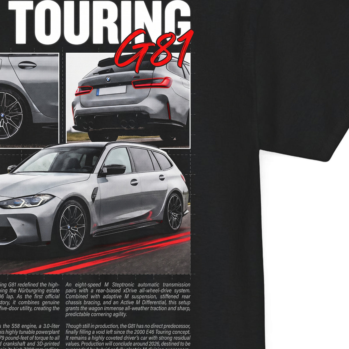 2023-2026 BMW M3 Touring G81 Cotton T-Shirt