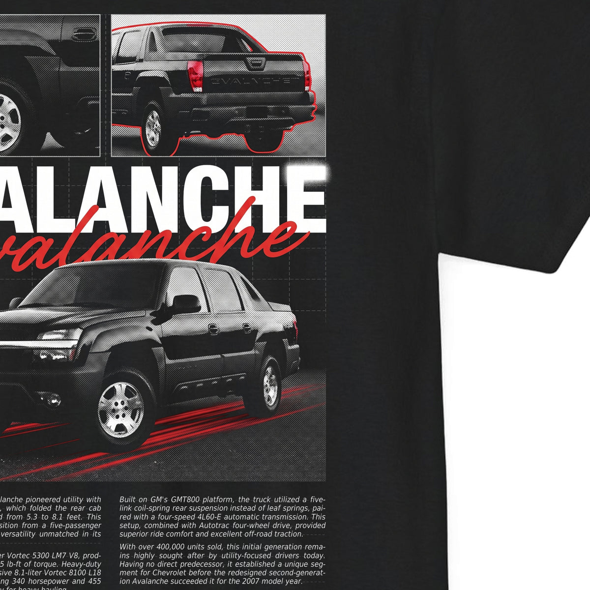 2002-2006 Chevrolet Avalanche Cotton T-Shirt