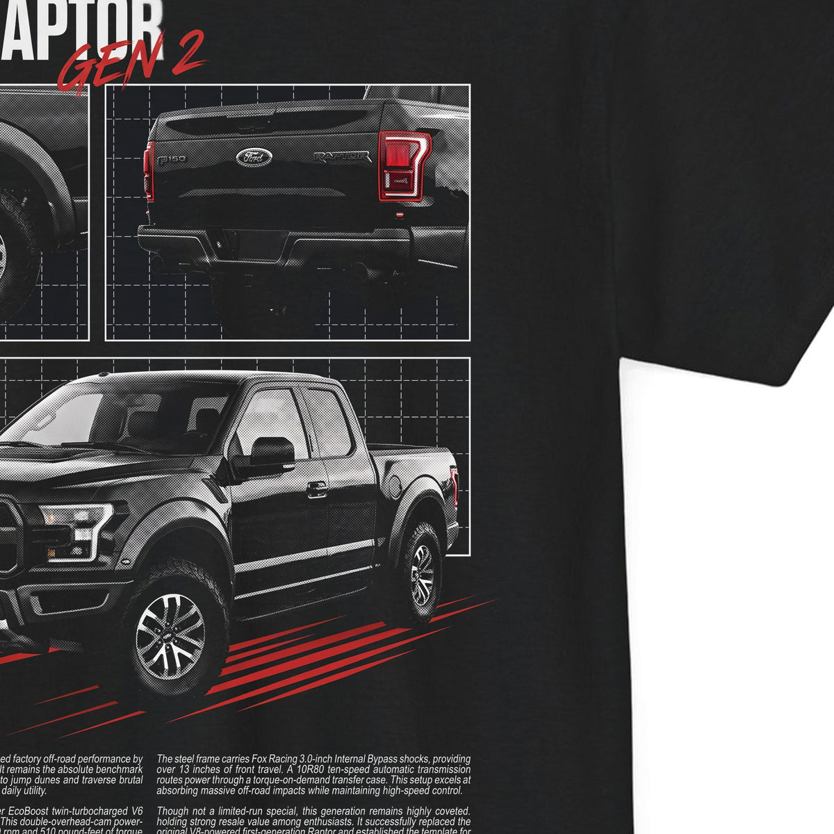 2017-2020 Ford F-150 Raptor Cotton T-Shirt