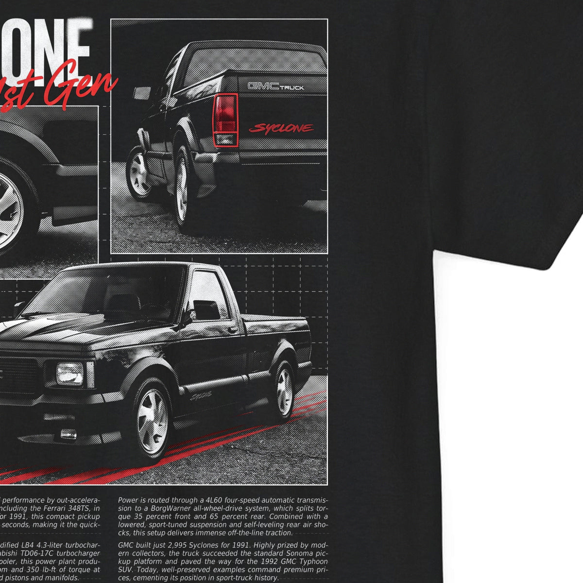 1991 GMC Syclone Cotton T-Shirt